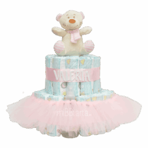 Tarta de pañales Bailarina