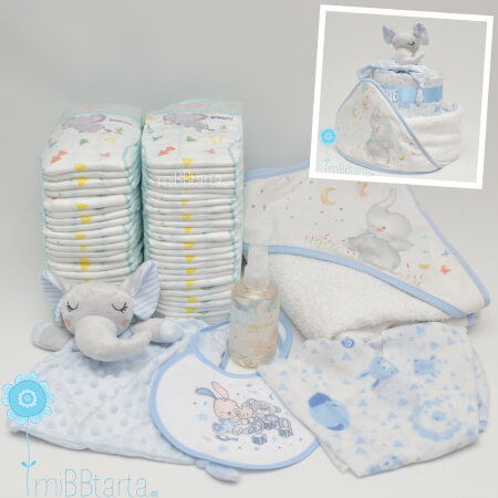 Tarta de pañales Don Algodón Baby