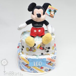 Tarta de pañales de niño