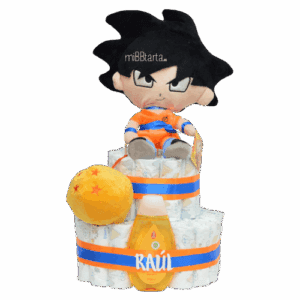 tarta de pañales Dragon Ball