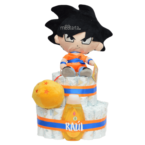 tarta de pañales Dragon Ball