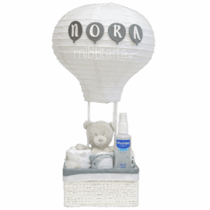 Tarta de pañales globo