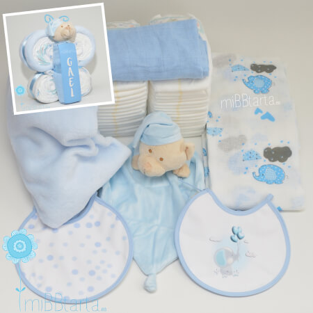 tarta de pañales mariposa