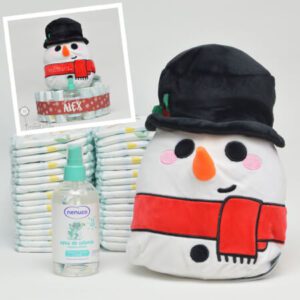 tarta pañales Navidad tarta pañales Navidad