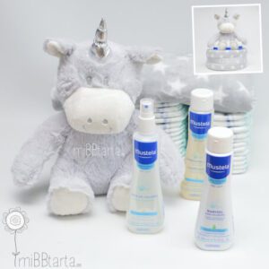 tarta de pañales dodot mustela unicornio tarta de pañales dodot mustela unicornio