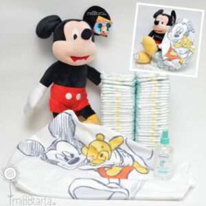 Tarta de pañales Mickey Mouse tarta de pañales MIckey