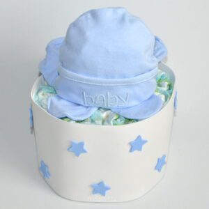 tarta de pañales niño baby