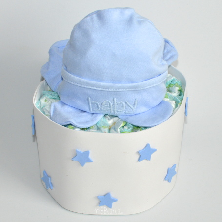 tarta de pañales niño baby