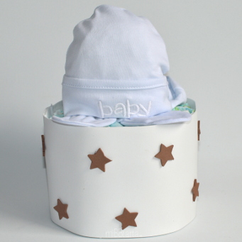 tarta de pañales unisex baby