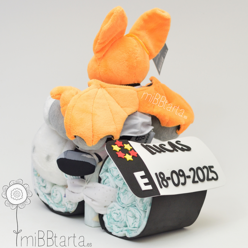 Moto pañales Valencia CF