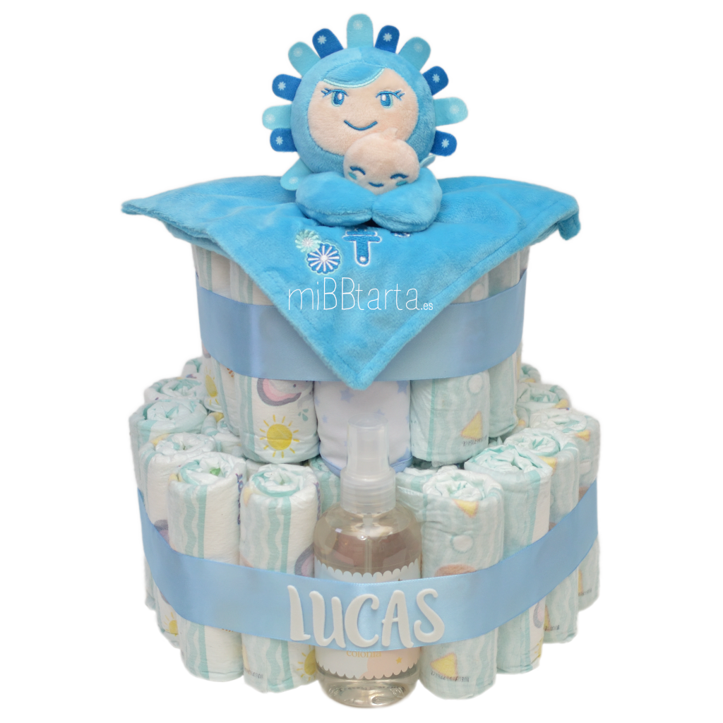 Tarta de pañales Pilarín
