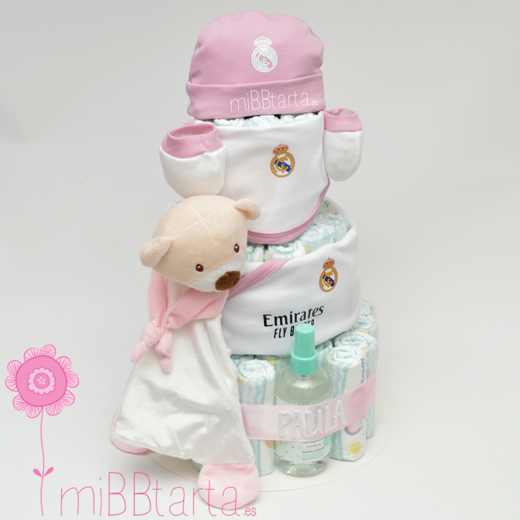 Tarta pañales Real Madrid