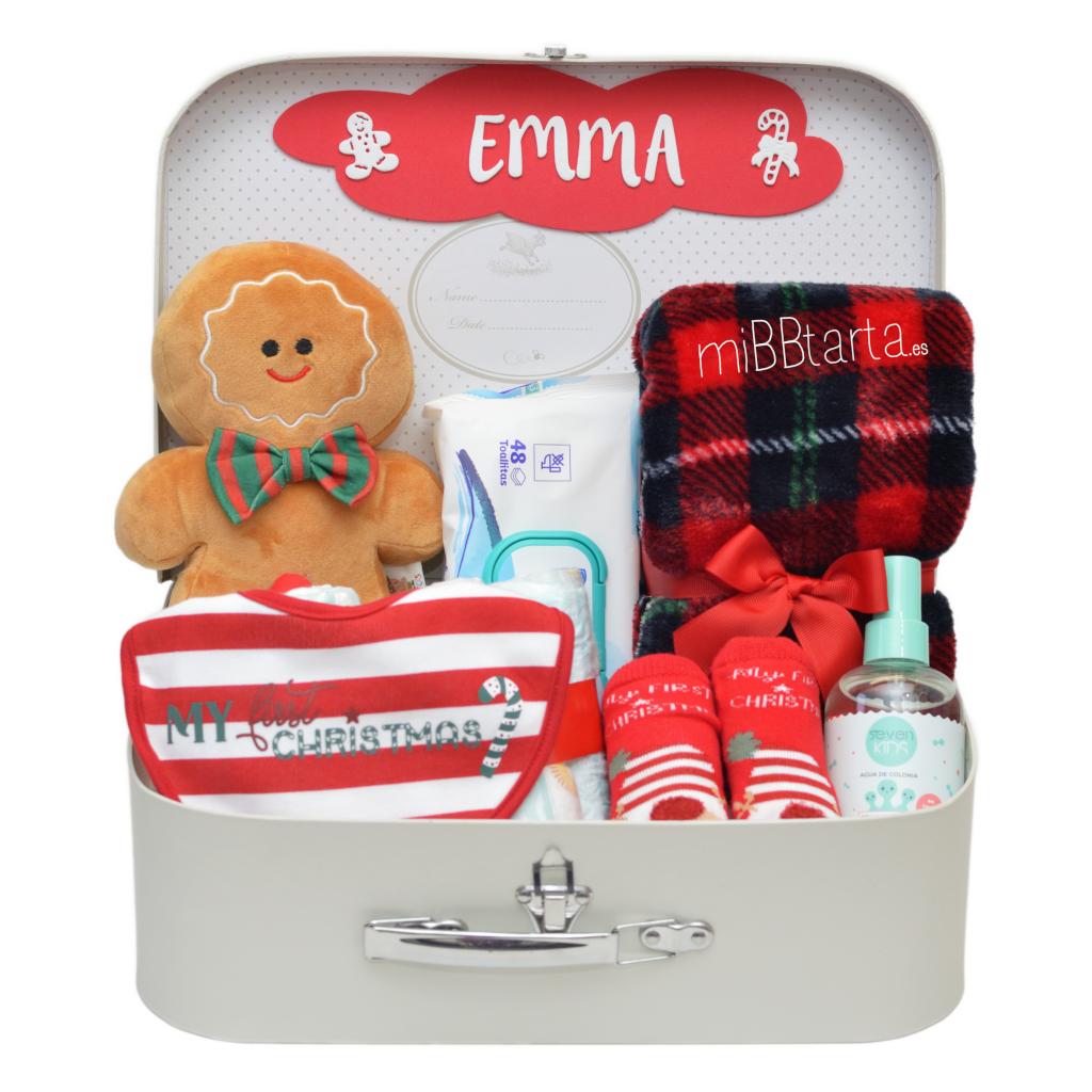 Canastilla bebé galleta de Navidad