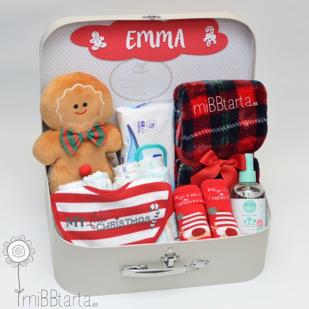 Cesta bebé Navidad