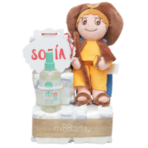 Tarta de pañales Camino de Santiago