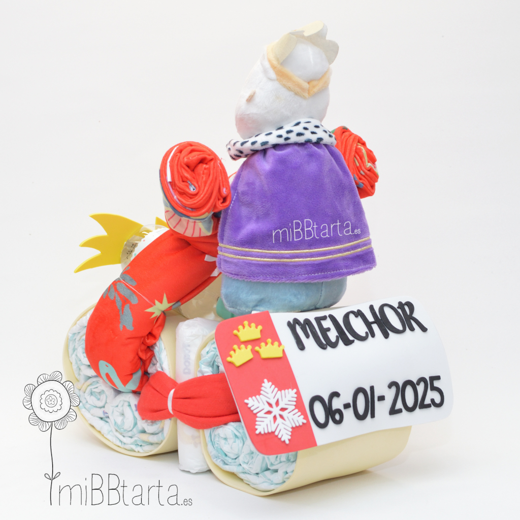 Tarta de pañales Navidad