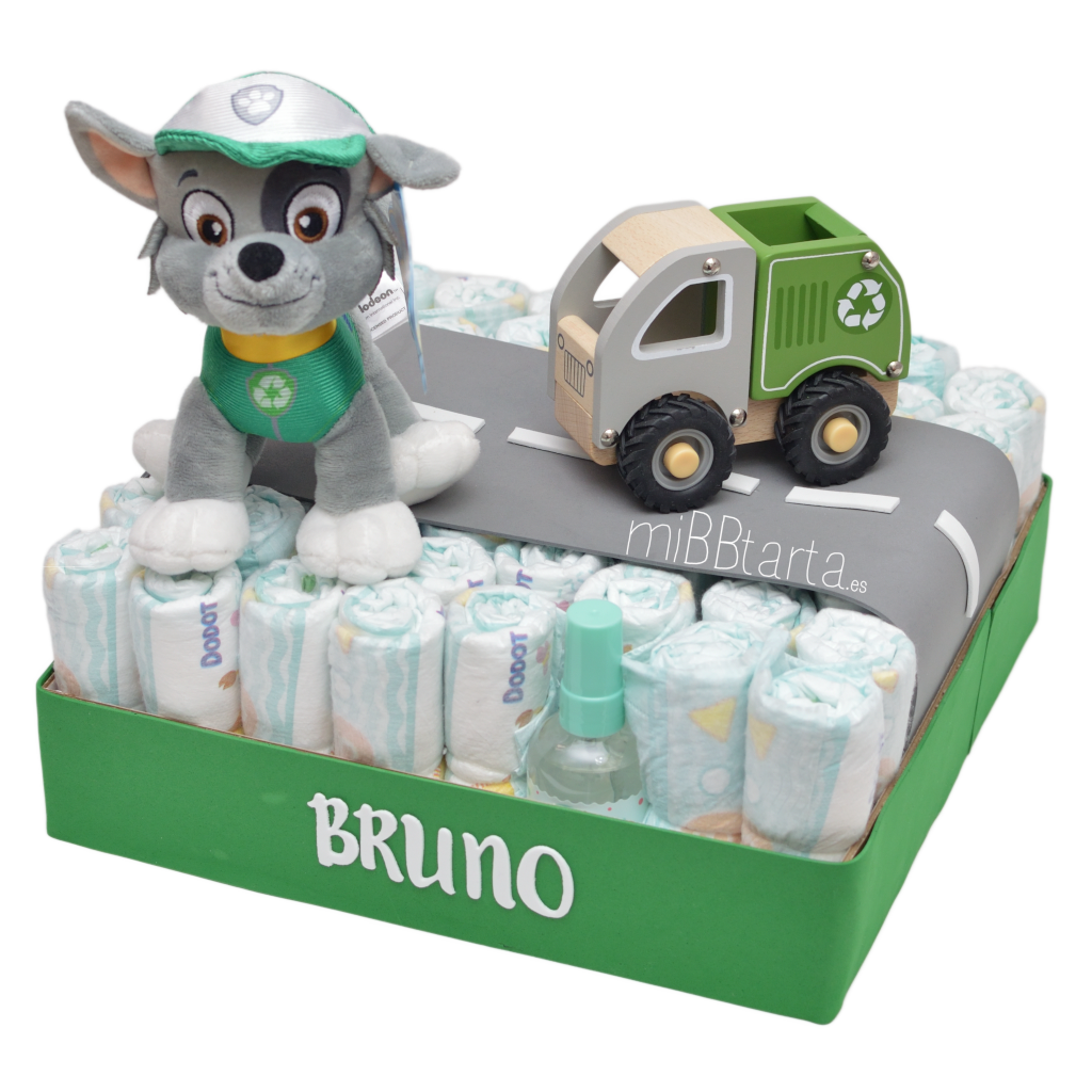 Tarta de pañales ecológica