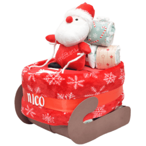 Trineo de pañales Papá Noel