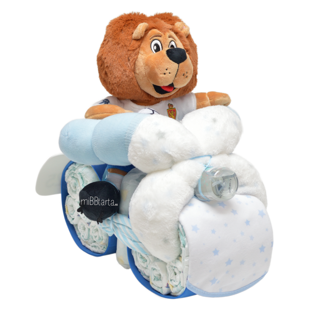 Moto de pañales Real Zaragoza