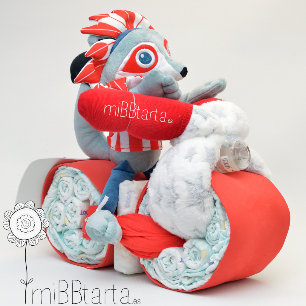 Canastilla bebé Atlético de Madrid