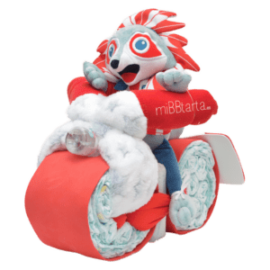 Moto de pañales Atlético de Madrid