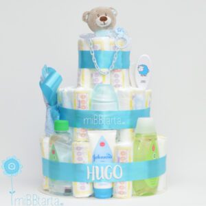 Tarta de pañales niño