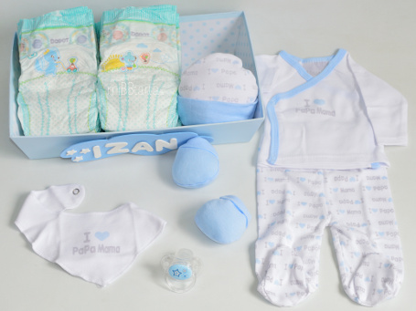 Canastilla bebé niño