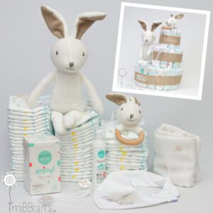 Tarta de pañales grande