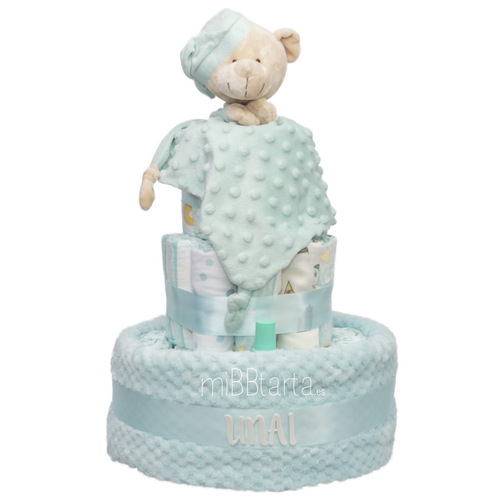 Tarta de pañales Unisex Doudou