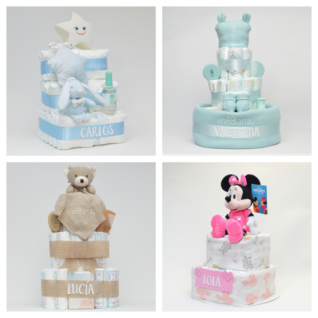 Tartas de pañales personalizadas