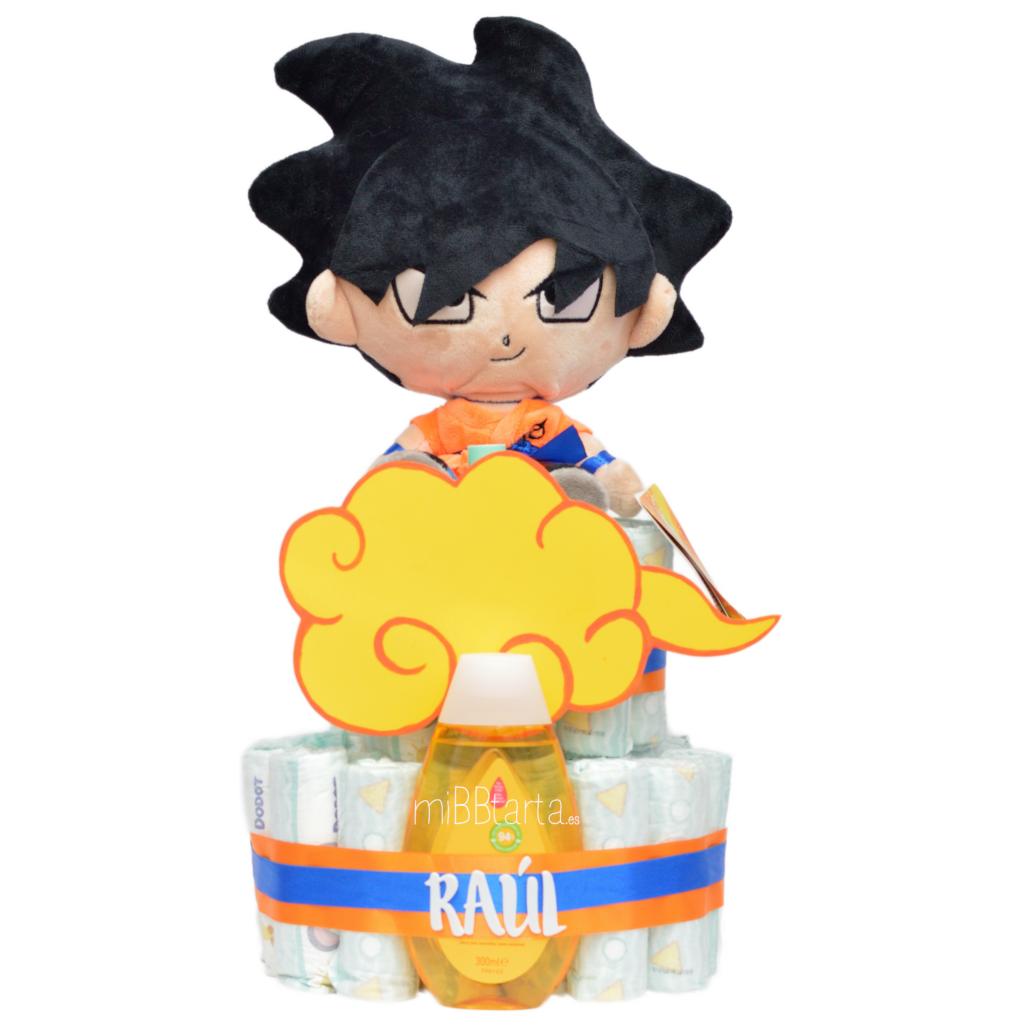 Tarta de pañales Dragon Ball