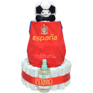 Tarta de pañales Selección Española de fútbol