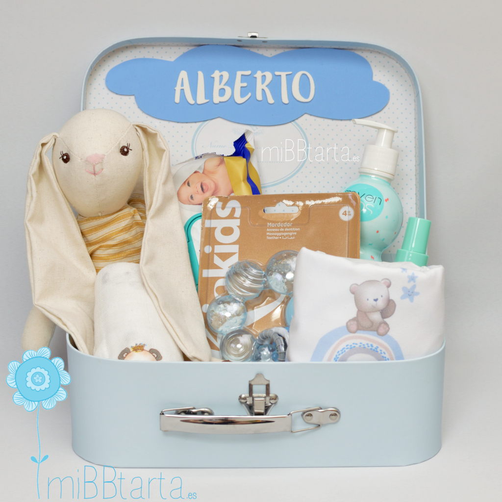 Canastilla bebé personalizada niño