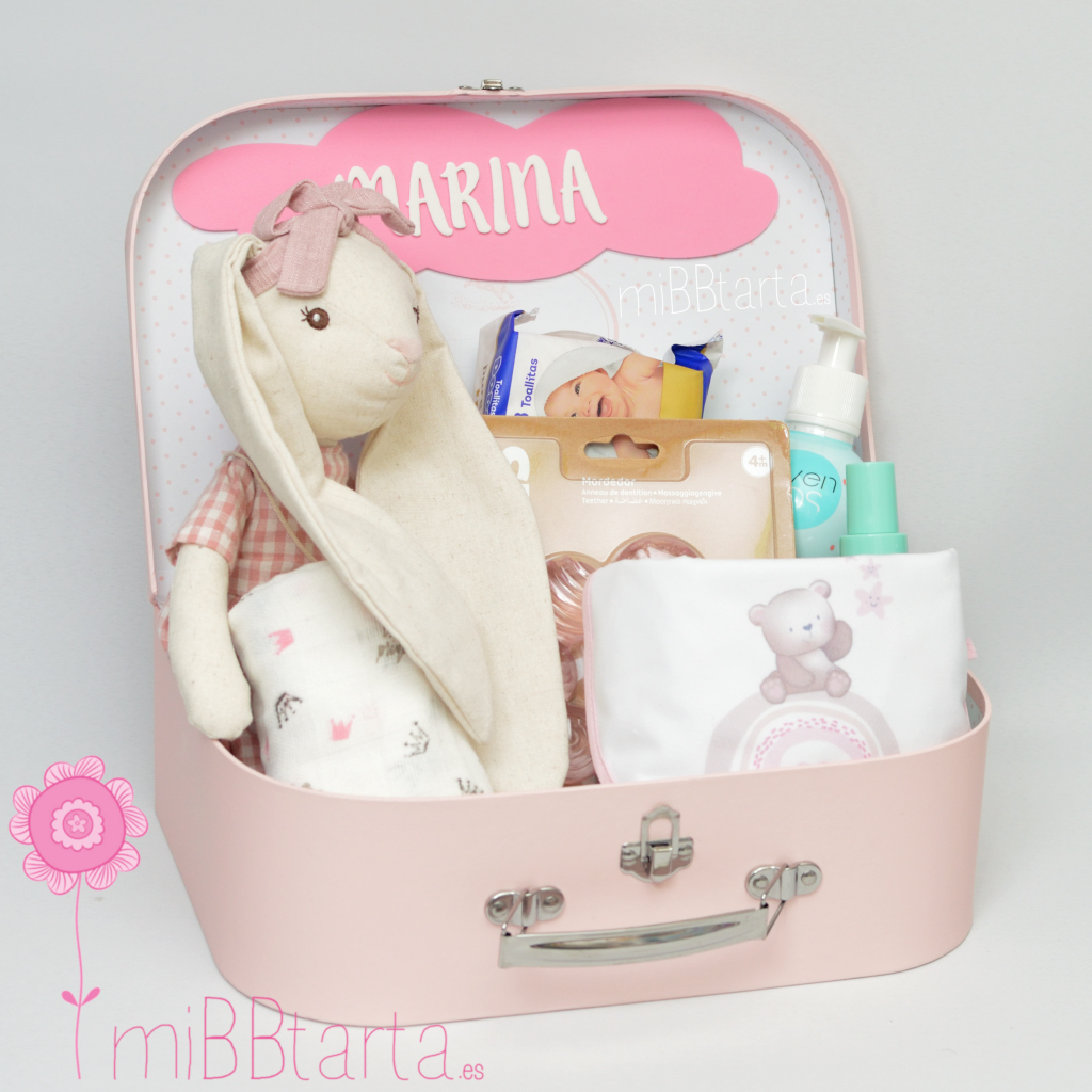 Cesta bebé niña