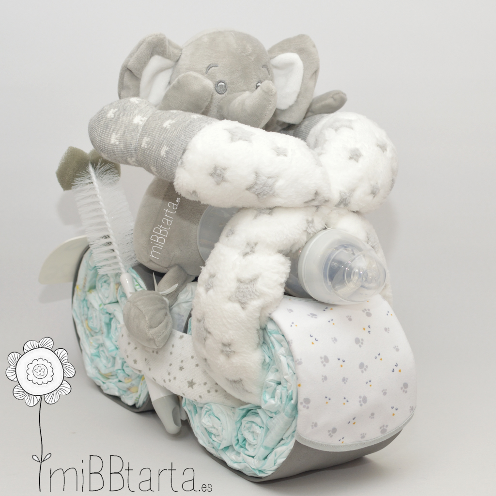 Moto de pañales unisex