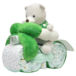 Moto de pañales Betis